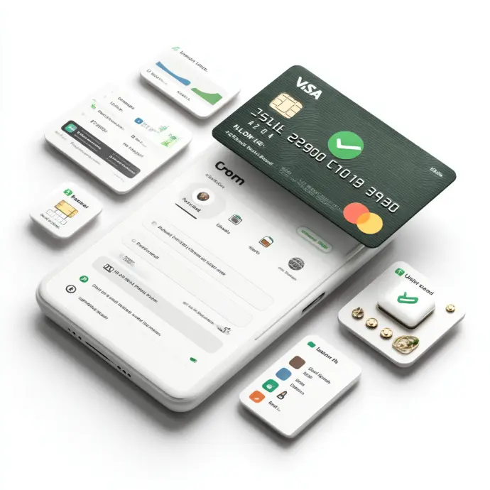 Règlement & brief : paiement confirmé et formulaire de projet (logo, brand kit, messages)