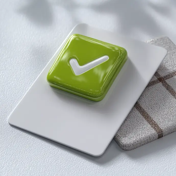 Validation du scénario : accord donné (check vert) — top départ de la production